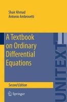 Shair Ahmad - A Textbook on Ordinary Differential Equations - 9783319164076 - V9783319164076