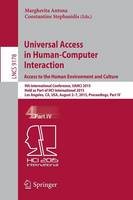 Margherita Antona - Universal Access in Human-Computer Interaction. Access to the Human Environment and Culture: 9th International Conference, UAHCI 2015, Held as Part of ... Part IV (Lecture Notes in - 9783319206868 - V9783319206868