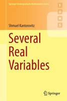 Kantorovitz, Shmuel - Several Real Variables - 9783319279558 - V9783319279558