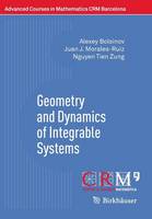 Juan J. Morales Ruiz - Geometry and Dynamics of Integrable Systems - 9783319335025 - V9783319335025