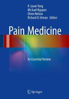  - Pain Medicine: An Essential Review - 9783319431314 - V9783319431314