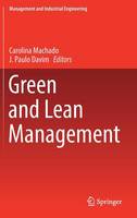 Carolina Machado (Ed.) - Green and Lean Management - 9783319449074 - V9783319449074