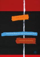 Jens Elze - Postcolonial Modernism and the Picaresque Novel: Literatures of Precarity - 9783319519371 - V9783319519371