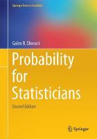 Galen R. Shorack - Probability for Statisticians - 9783319522067 - V9783319522067