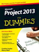 Cynthia Snyder Dionisio - Microsoft Project 2013 für Dummies - 9783527709366 - V9783527709366