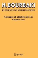 N. Bourbaki - Groupes et algèbres de Lie: Chapitre 1 (French Edition) - 9783540353355 - V9783540353355