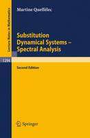 Martine Queffelec - Substitution Dynamical Systems - Spectral Analysis - 9783642112119 - V9783642112119
