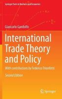 Giancarlo Gandolfo - International Trade Theory and Policy (Springer Texts in Business and Economics) - 9783642373138 - V9783642373138