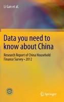 Li Gan - Data You Need to Know About China - 9783642381508 - V9783642381508