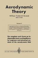 Durand, William Frederick - Aerodynamic Theory - 9783642896309 - V9783642896309