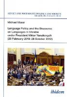 Michael Moser - Language Policy and Discourse on Languages in Uk – (25 February 2010–28 October 2012) - 9783838204970 - V9783838204970