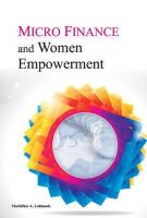 Murlidhar A Lokhande - Micro Finance and Women Empowerment - 9788177083682 - V9788177083682