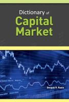 Deepak R Raste - Dictionary of Capital Market - 9788177083859 - V9788177083859