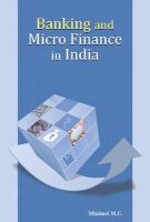 Mcminimol - Banking and Micro Finance in India - 9788177084016 - V9788177084016
