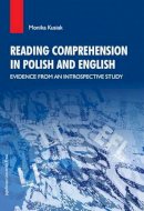 Monika Kusiak - Reading Comprehension in Polish and English - Evidence from an Introspective Study - 9788323335139 - V9788323335139