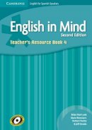 Brian Hart - English in Mind for Spanish Speakers Level 4 Teacher´s Resource Book with Class Audio CDs (4) - 9788483238035 - V9788483238035