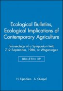 Eijsackers - Logical Implications of Contemporary Agriculture - 9788716102270 - V9788716102270