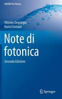 Vittorio Degiorgio - Note Di Fotonica - 9788847057869 - V9788847057869