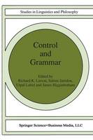 Richard K. Larson (Ed.) - Control and Grammar - 9789048141494 - V9789048141494