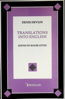 Devlin Denis - Translations from French German and Italian Poetry  into English Edited by Roger Little -  - KCK0001515