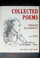 Macgreevy Thomas - Collected Poems Edited by Thomas Dillon Redshaw Foreword by Samuel Beckett -  - KCK0001637