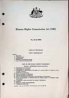  - Human Rights Commission Act 1981 -  - KCK0002055