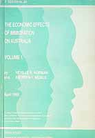 Norman Neville And Meikle Kathryn - The Economic effects of Immigration on Australia Volume 1 -  - KCK0002133