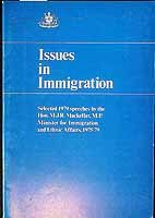 Mackellar M J R - Issues in Immigration Selected 1979 Speeches -  - KCK0002200