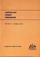 Grassby A J  - Australia's Human Resources -  - KCK0002375