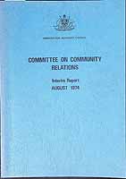  - Immigration Advisory Council Committee on Community Relations Interim report August 1974 -  - KCK0002466