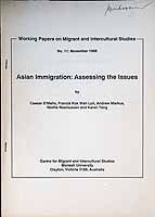 D'mello Caesar Et Al - Asian Immigration: Assessong The Issues -  - KCK0002610