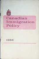 Marchand Jean - Canadian Immigratiomn Policy 1966 -  - KCK0002714