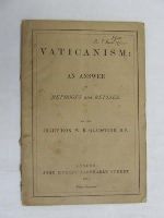 William Ewart Gladstone - Vaticanism: an answer to Replies and Reproofs -  - KDK0004696