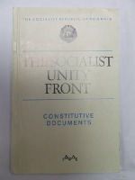 Pádraig Ó Snodaigh - The Socialist Unity Front Constitutive Documents -  - KDK0005388