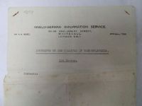 Anglo German Information Service London - Documents on the Collapse of Czechoslovakia -  - KDK0005592