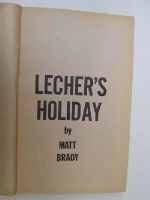 Matt Grady - Lecher's Holiday -  - KEB0000835