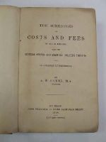 A. F Baker - The schedules of costs and fees in use in Ireland: With the general orders and statutes relating threrto, and an appendix of precedents -  - KEX0243669