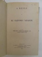 Kavanagh, James W - A reply to Mr. Gladstone's Vaticanism -  - KEX0243747
