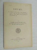 W. Alison Phillips - Lecky: A lecture in celebration of the centenary of Lecky's birth, delivered in the Graduate's Memorial Hall, Trinity College, Dublin, on 29 November, 1938 -  - KEX0267268