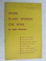 Sybil Morrisson - More Plain Words on War -  - KEX0267437