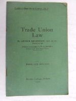 Arthur Henderson - Trade Union Law -  - KEX0268216