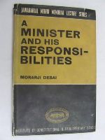 M Desai - A Minister and His Responsibilities -  - KEX0269911