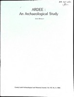 John Bradley - Ardee An Archaeological Study -  - KEX0304903