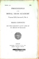 Mario Esposito - On the earliest Latin Life of St. Brigid of Kildare by Cogitosus -  - KEX0305166