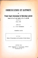 B O Cuiv - Modes of Transcription and Description of gaelic Dialcts -  - KEX0305172