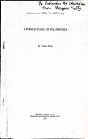 Fergus Kelly - A Poem in Praise of Columb Cille -  - KEX0305212