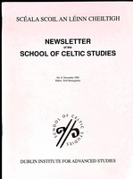 Rolf Baumgarten - Newsletter of the School of Celtic Studies no.8 December 1995 -  - KEX0305255