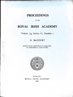 D. Mccourt - Innovation Diffusion in Ireland: An Historical Case Study -  - KEX0305261