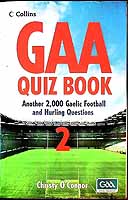 O'connor - GAA Quiz Book 2: Another 2,000 Gaelic Football and Hurling Questions (Collins Puzzle Books) -  - KEX0308006