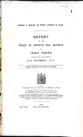  - Report of the Trade in Imports and Exports at Irish Ports during the year ended 31st december 1917 -  - KEX0309039